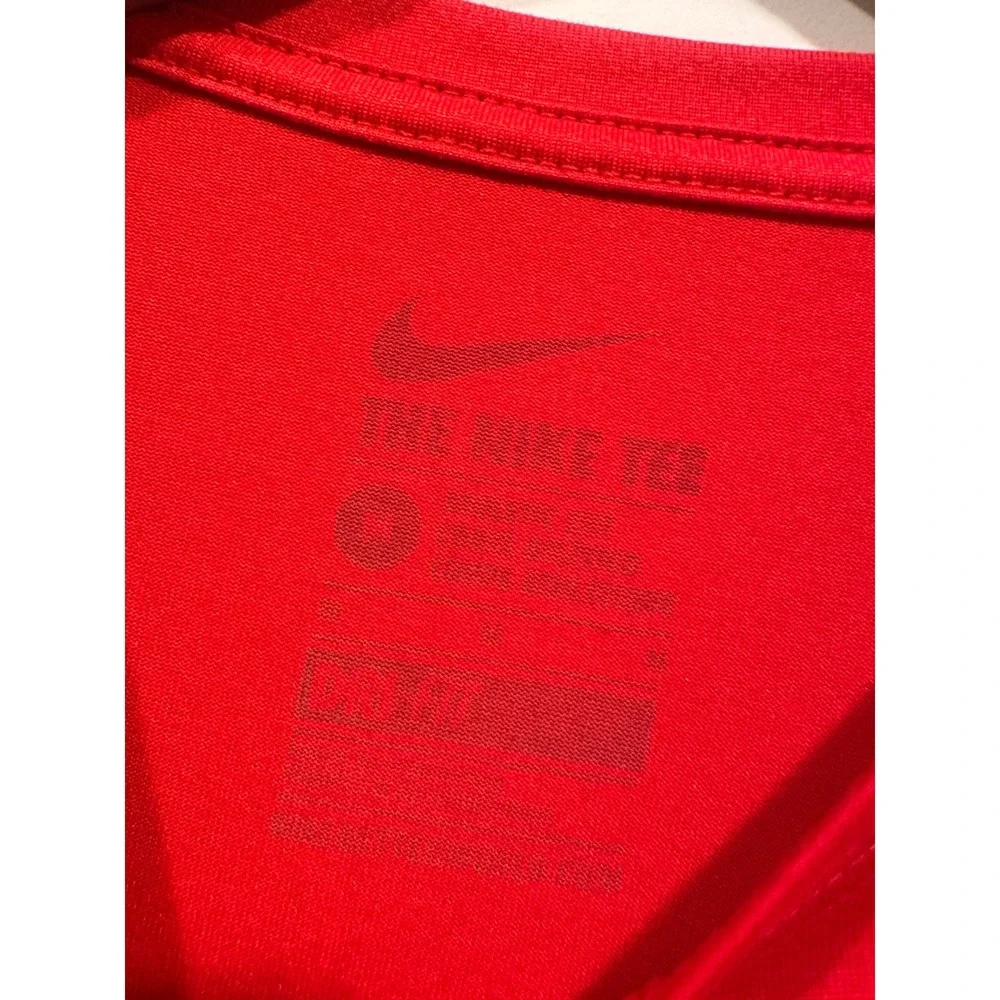 Nike Ohio State Buckeyes Dri-FIT T-Shirt Mens Medium Red Graphic Short Sleeve